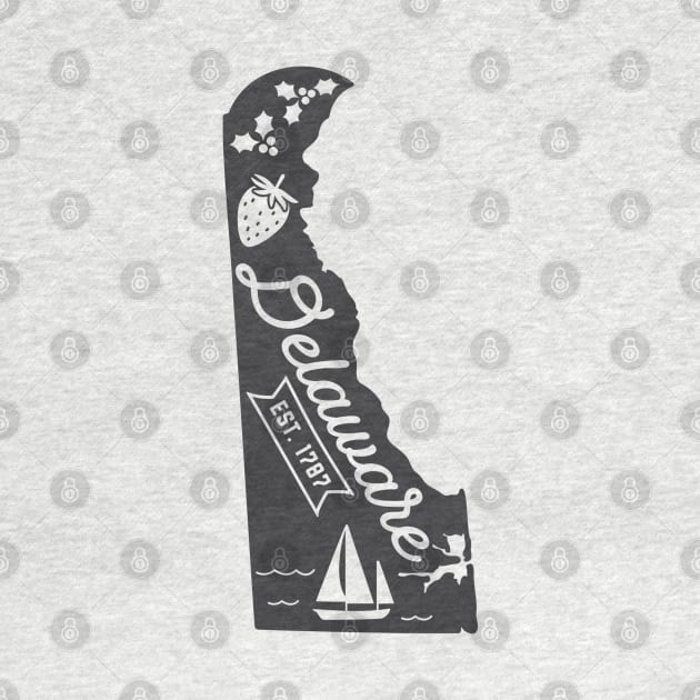 State of Delaware Graphic Tee by MN Favorites